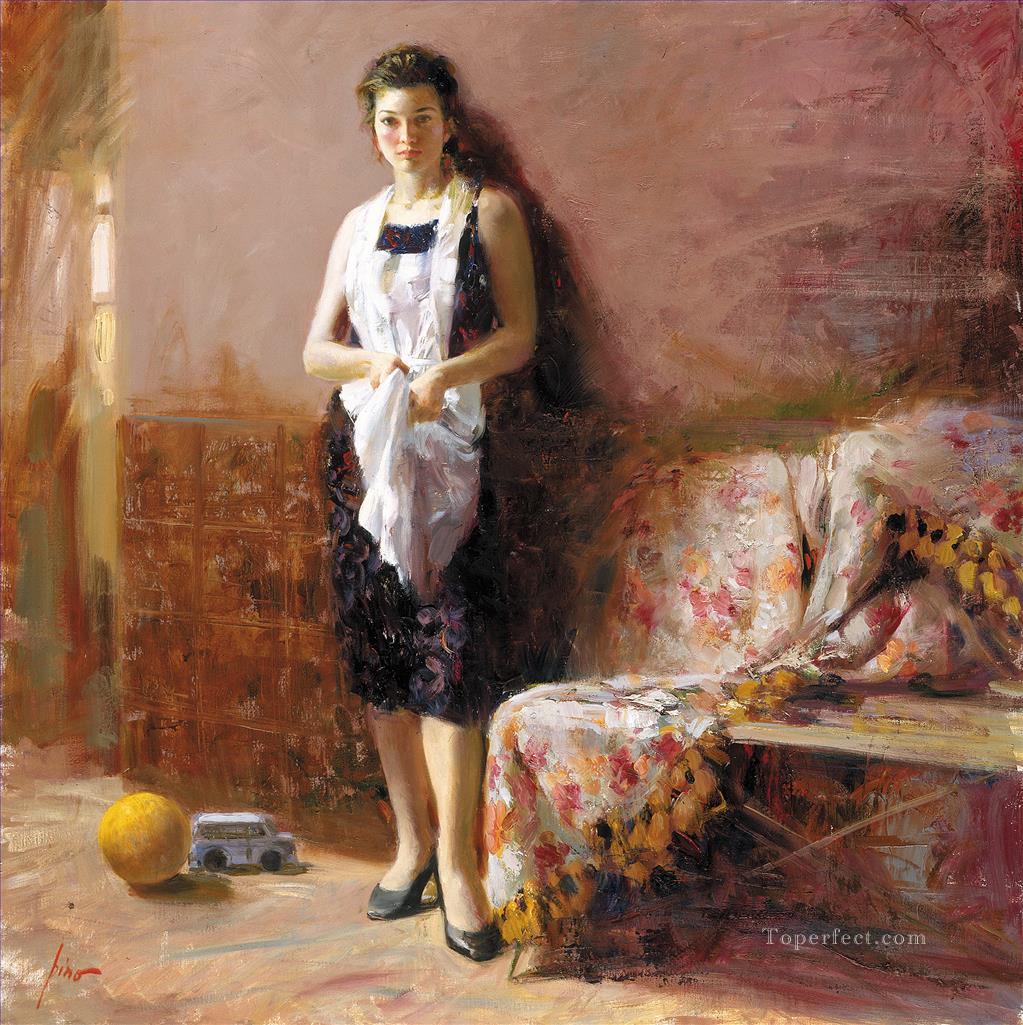 Pino Daeni woman Oil Paintings